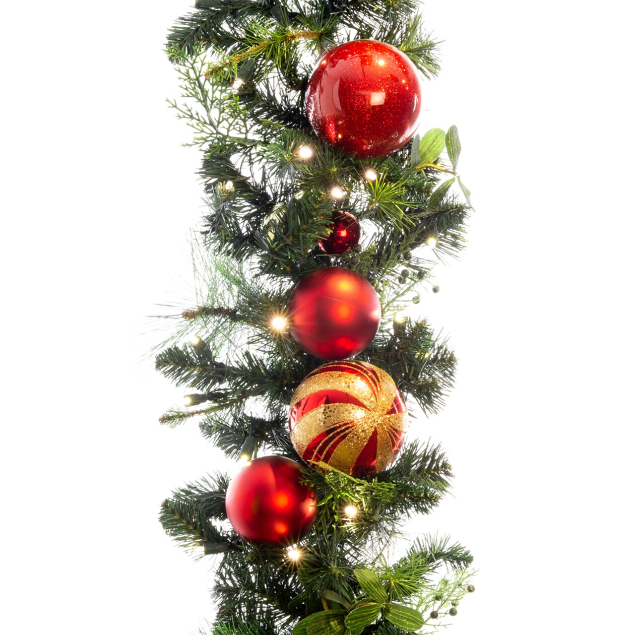 9 ft. Artificial Christmas Garland with Lights - Christmas Classic